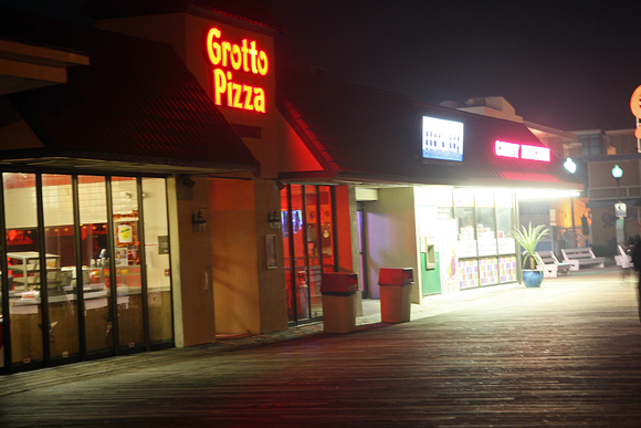 First Night Images of a Quiet Rehoboth Boardwalk & Downtown