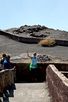 Diane Waves from Mid-Point of the Masaya Volcano Overlook