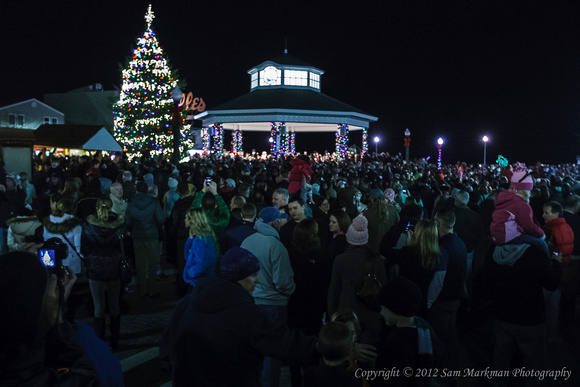 The Rehoboth Christmas Tree is Lit - 2012!