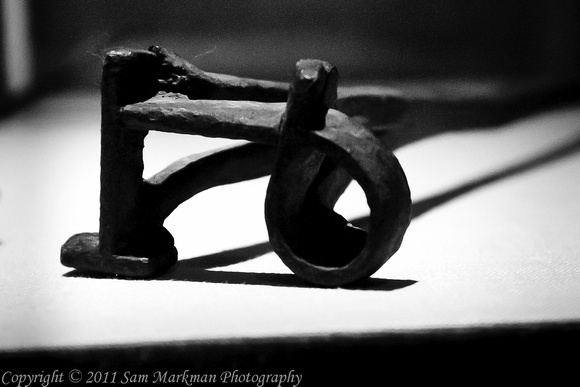 Branding iron used in Africa to mark a trader's slave.
