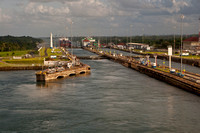 Panama Canal Transit on the Island Princess - We exited the Gatun Locks