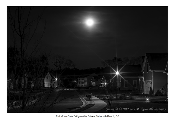Full Moon Over Bridgewater Drive