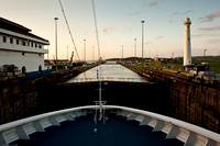Panama Canal Transit on the Island Princess - Gatun Locks