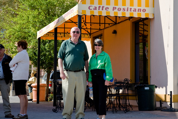 Greg & Diane at Breakfast Stop in Lake Las Vegas