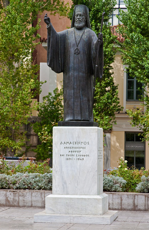 Statue of Archbishop Damaskinos Papandreou