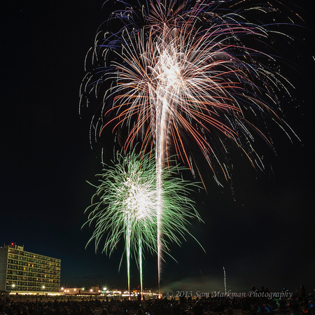 July 4th 2013 Fireworks - Rehoboth Beach, Delaware