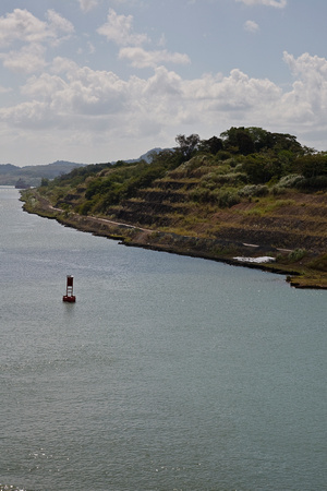 Panama Canal Transit on the Island Princess - Gaillard Cut