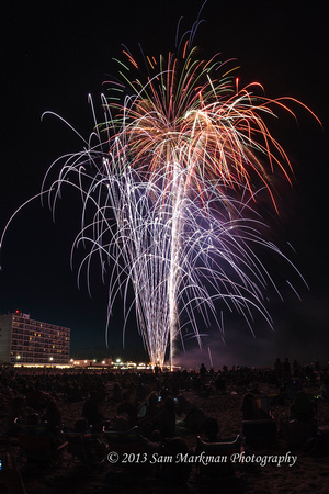 July 4th 2013 Fireworks - Rehoboth Beach, Delaware