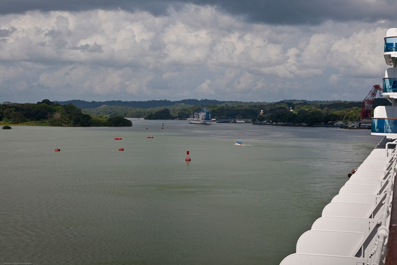 Panama Canal Transit on the Island Princess - Lake Gatun