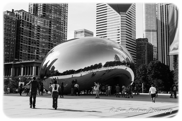 Chicago's Cloud Sculpture, AKA The Bean or Bubble