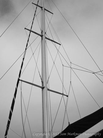 Mast & Rigging of our Catamaran