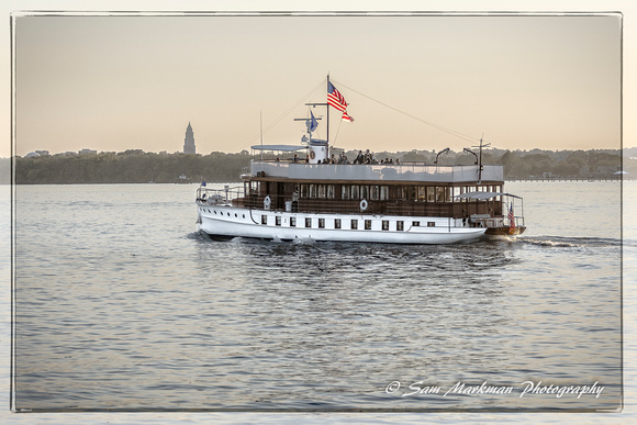 USS Sequoia at Sunset, Potomac River