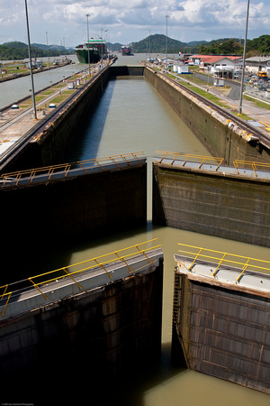 Panama Canal Transit on the Island Princess - Miraflores Locks