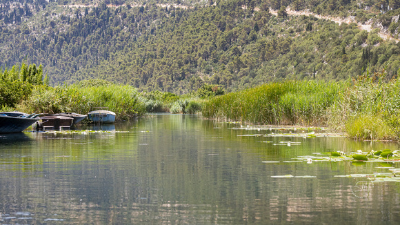 Scenic Neretva River Delta