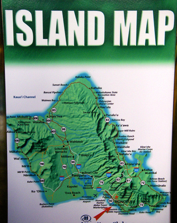 Oahu Island Map