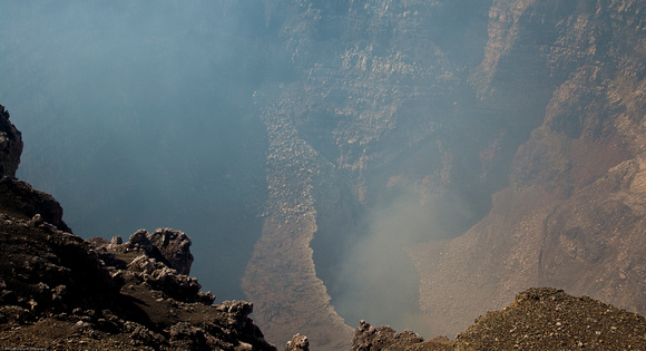 Sulfur Fumes from the Masaya Volcano