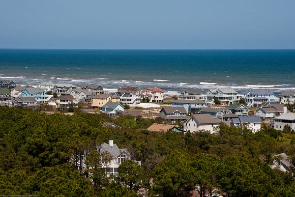 Currituck Beach Lighthouse - East View from Top