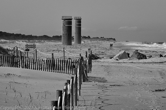 WWII Watch Towers in Cape Henlopen State Park, Delaware