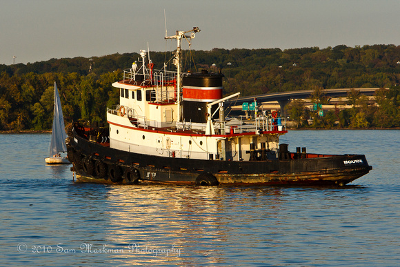 Tug Boat Passes By